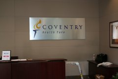 Coventry Health Care Lobby Sign - Scripps Ranch, San Diego