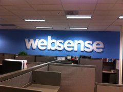 Websense Office Sign - Sorrento Valley, San Diego